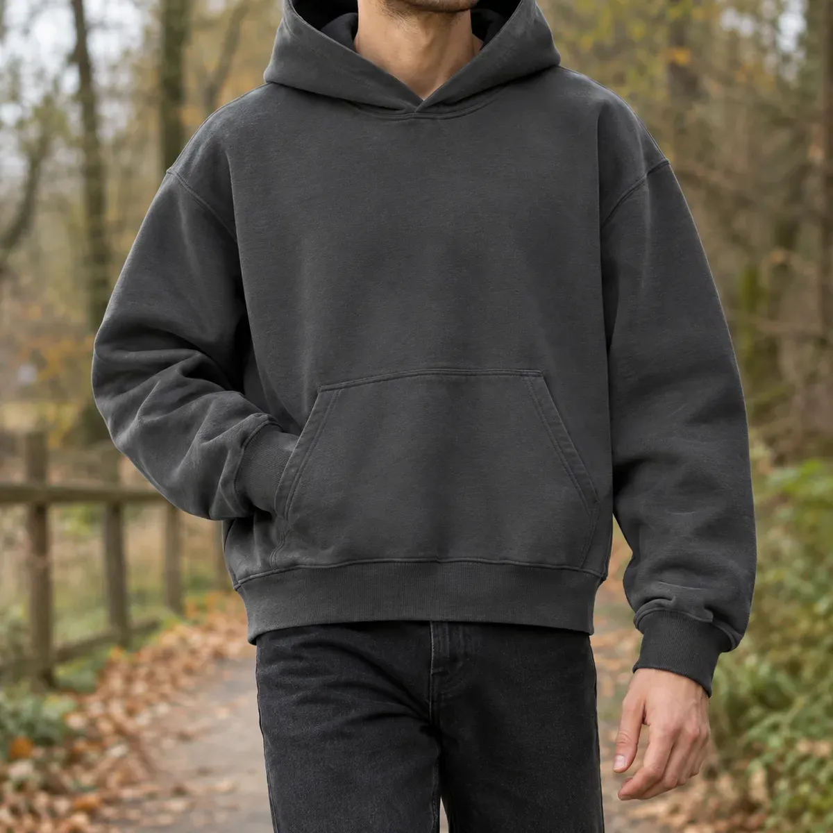 Burnaby-Reid Relaxed Hoodie — gallery photograph 1