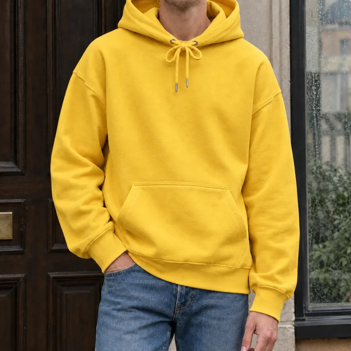 Jocelyn Relaxed Hoodie in Yellow