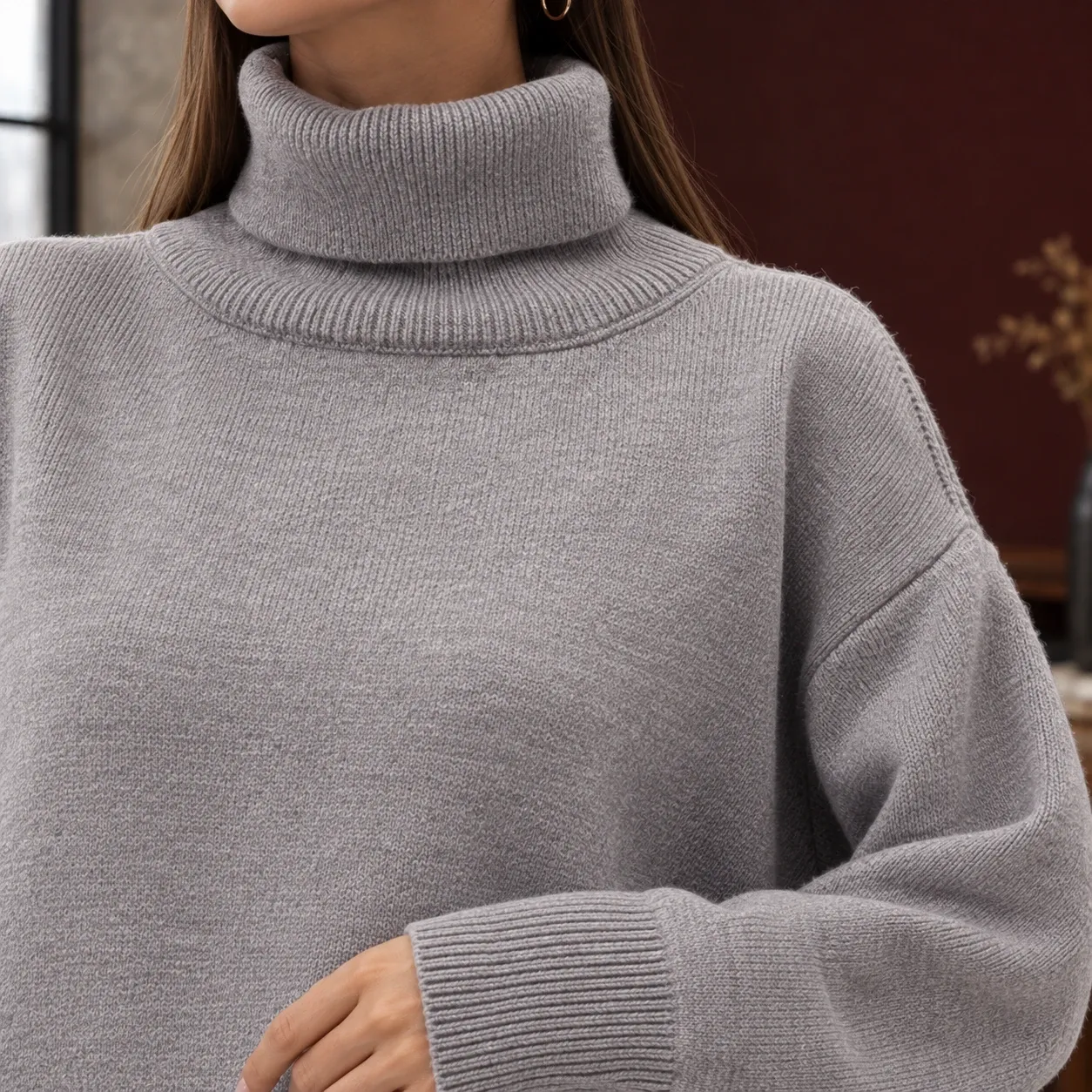 Celeste Turtleneck Sweater — source gallery photograph 2