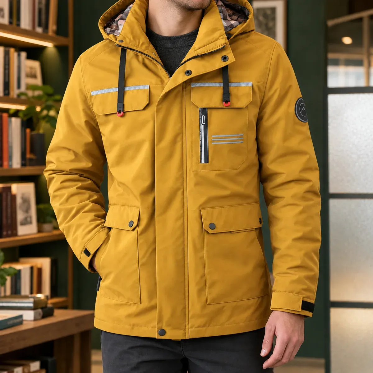 Keith Utility Jacket in Turmeric