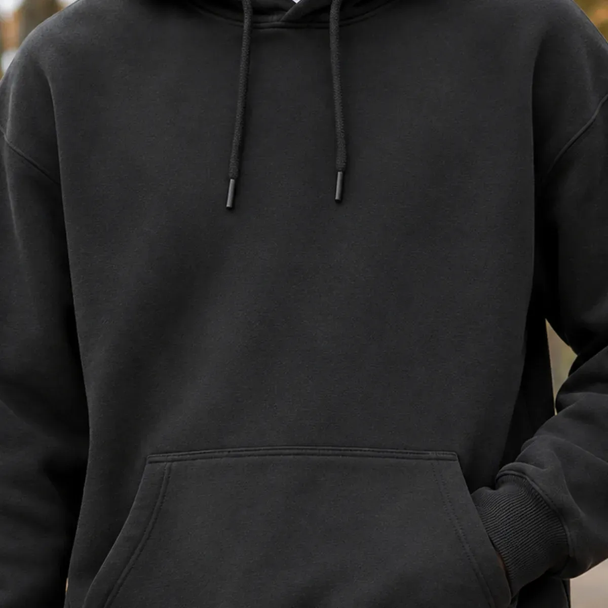 Idris-York Relaxed Hoodie — detail