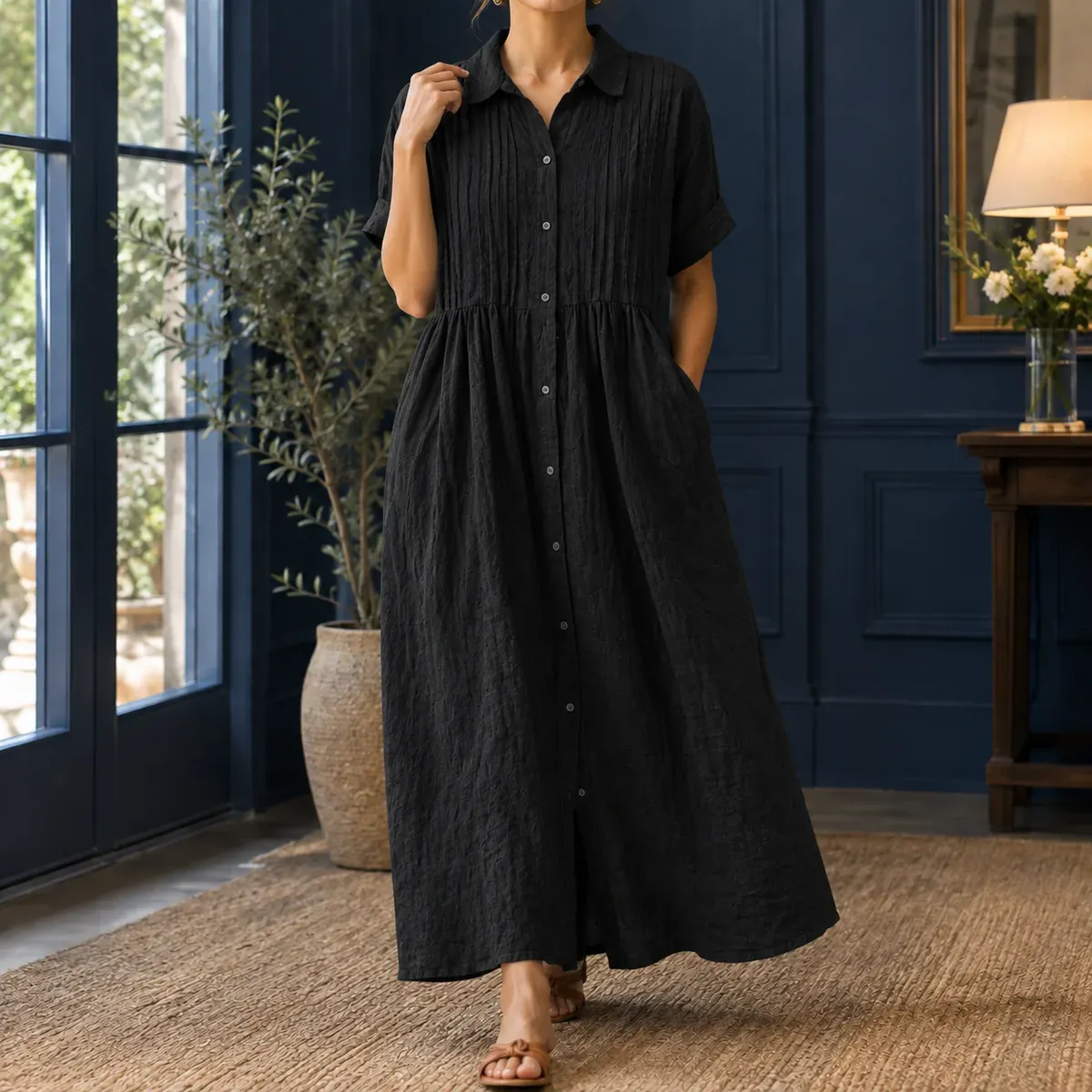 Valerie Pintuck Maxi Dress in Black