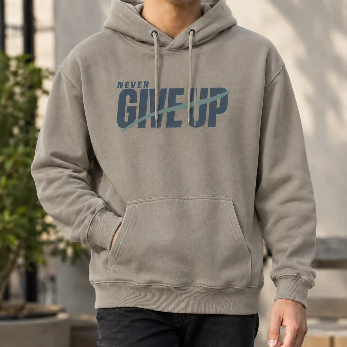 Roderick Graphic Hoodie in Khaki